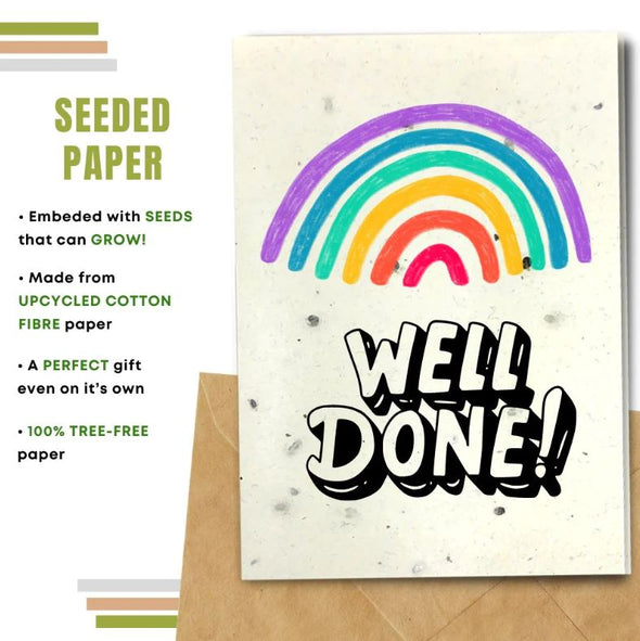 Earthbits Seeded Compostable Greeting Cards - Congrats