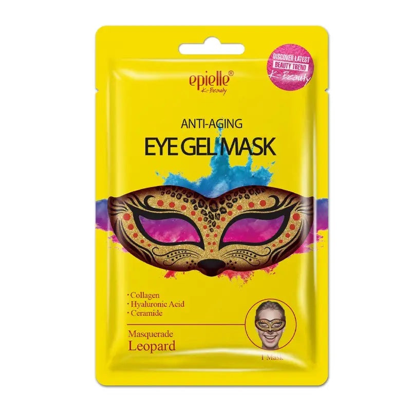 Epielle Anti-Aging Eye Gel Mask - Masquerade Leopard