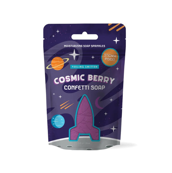 Feeling Smitten Confetti Soap 1.2oz 34g - Cosmic Berry Rocket