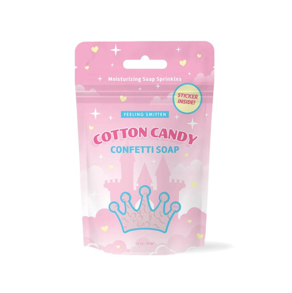 Feeling Smitten Confetti Soap 1.2oz 34g - Cotton Candy Crown