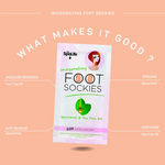 Foot mask with spearmint and tea tree oil by my spa life