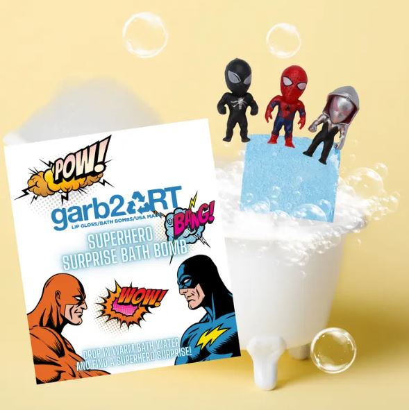 Garb2Art Bath Bomb 5oz - Superhero Surprise
