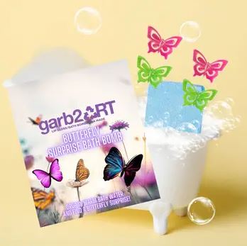Garb2Art Bath Bomb 5oz - Butterfly Surprise