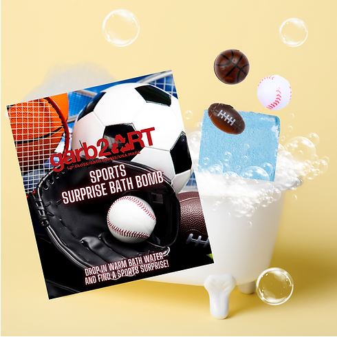 Garb2Art Bath Bomb 5.5oz - Sports Surprise