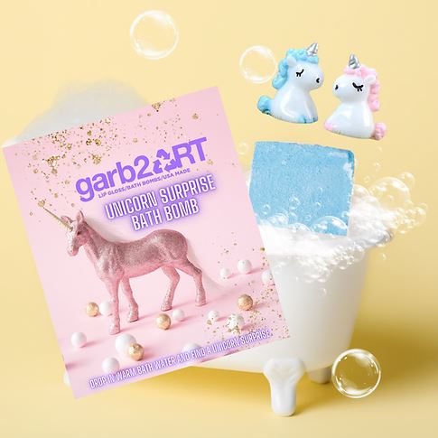 Garb2Art Bath Bomb 5oz - Unicorn Surprise