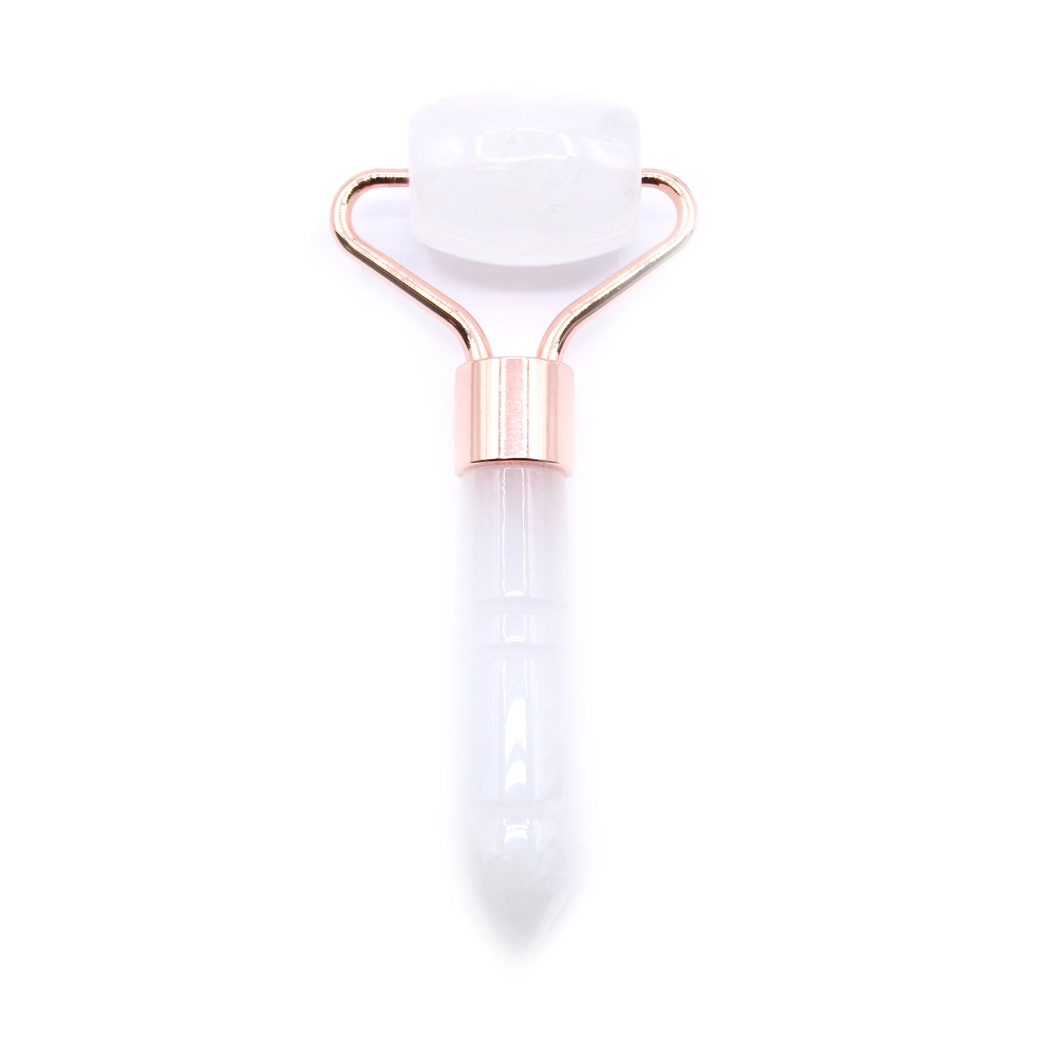 Gemstone Mini Facial Roller - Rock Quartz