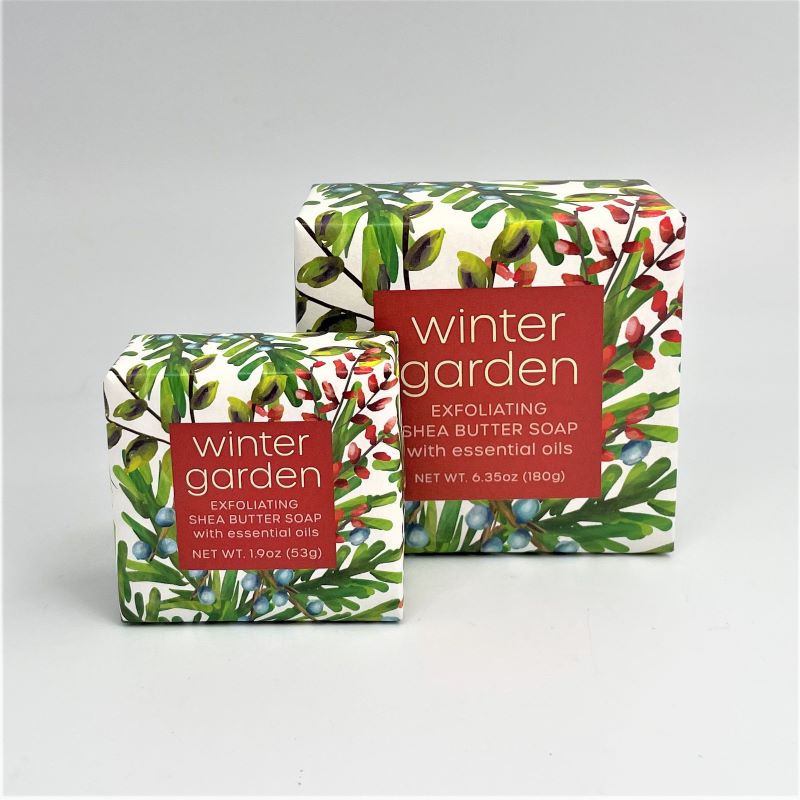 Greenwich Bay Holiday Shea Butter Bar Soap - Winter Garden