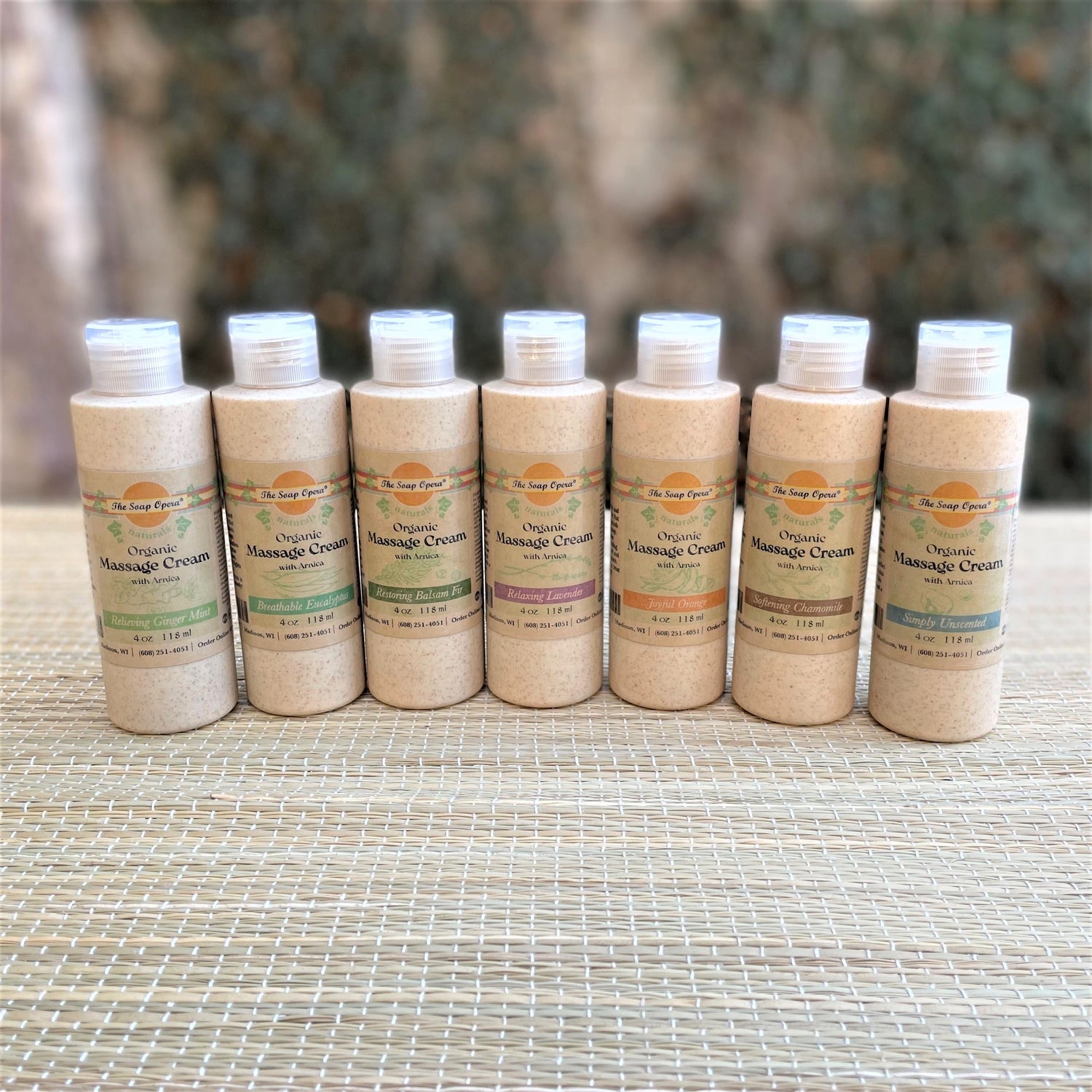 The Soap Opera Naturals Organic Massage Cream Travel Size 3.4oz 100ml