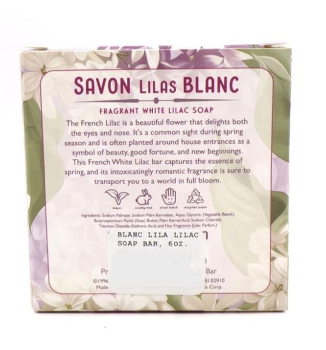 Kalastyle Bar Soap Blanc Lila 6oz 160g