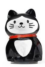 tuxedo cat shaped lip balm 