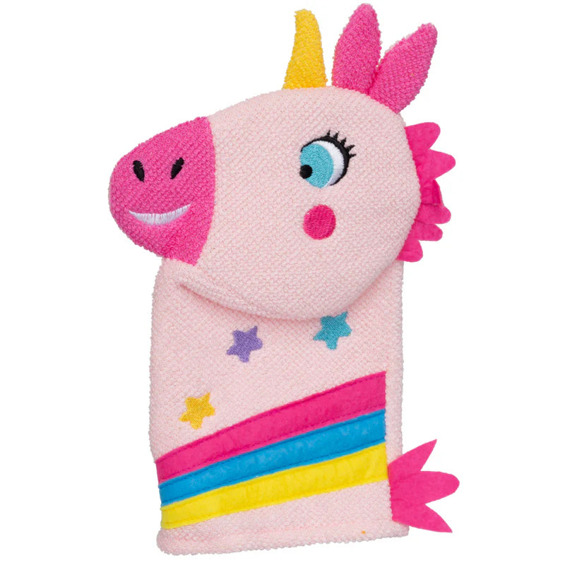 Kingsley Unicorn Terry Wash Mitt