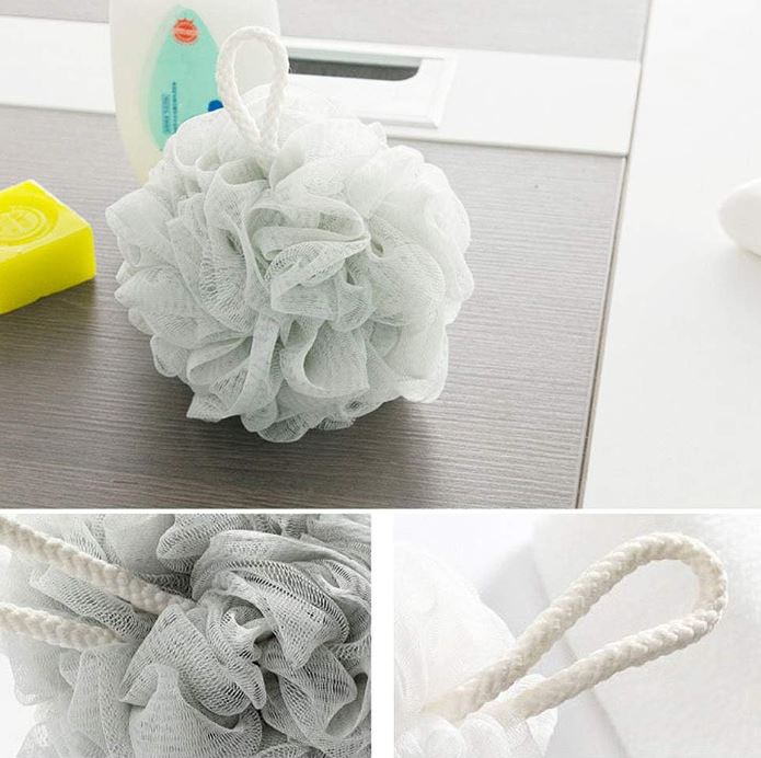 Kingsley Nylon Mesh Flower Bath Pouf - Variety