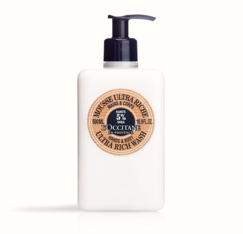 L'Occitane Hands & Body Liquid Soap - Ultra Rich Shea