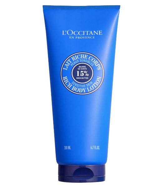 L'Occitane Sensitive Skin Rich Shea Body Lotion 6.7oz 200mL