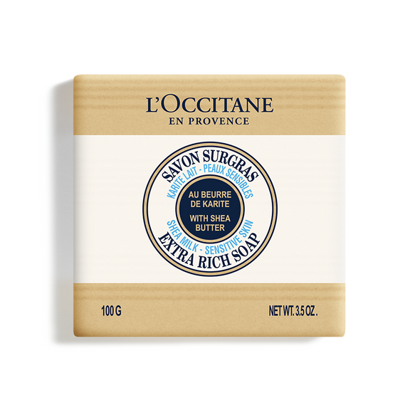 L'Occitane Shea Sensitive Skin Extra Rich Soap - Milk