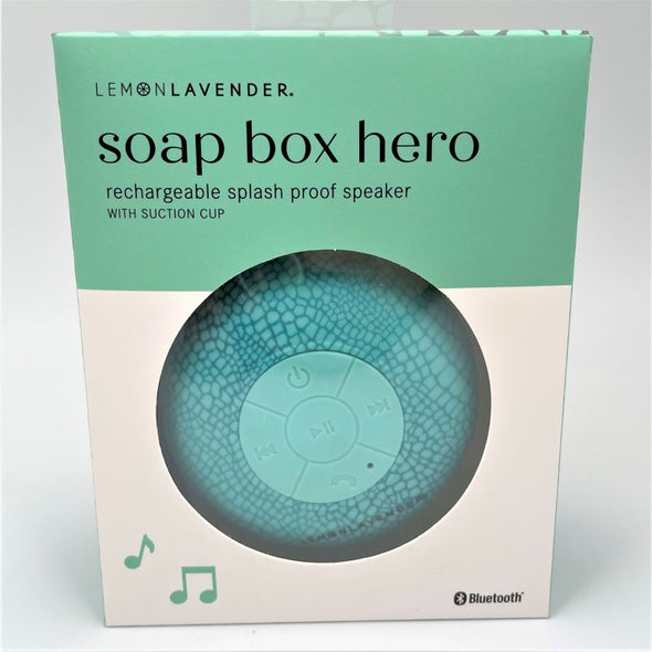 Lemon Lavender Soap Box Hero Rechargeable Splash Proof Speaker