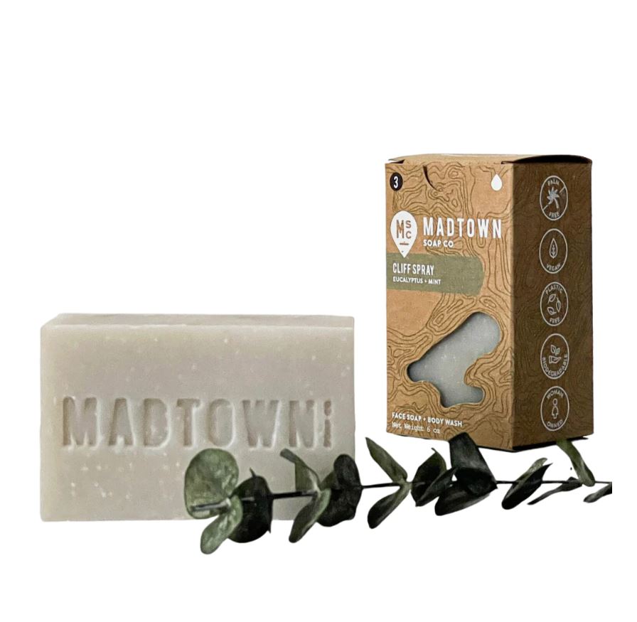 Madtown Soap Company Bar Soap 6oz - Cliff Spray (Eucalyptus & Mint)