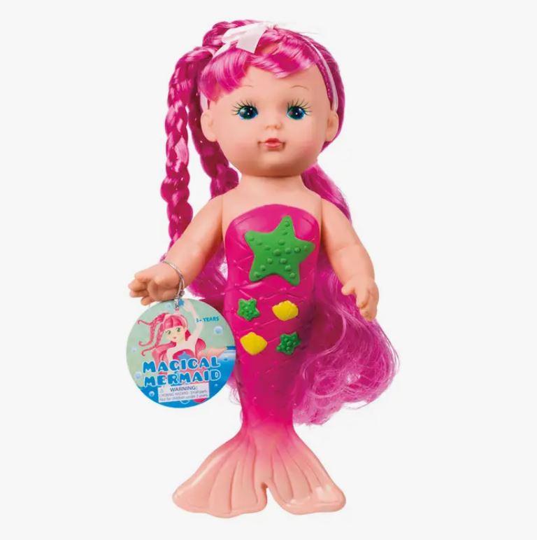 Magical Mermaid Doll Bath Toy