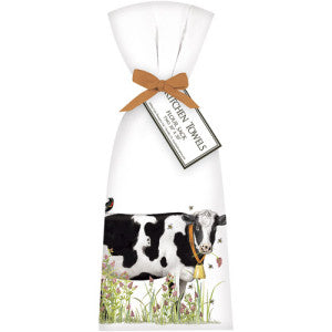Mary Lake-Thompson Flour Sack Towels Set of 2 - Cowbell