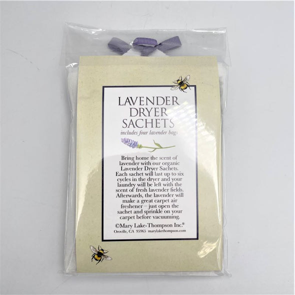 Mary Lake-Thompson Lavender Dryer Sachets Pack of 4 - Variety