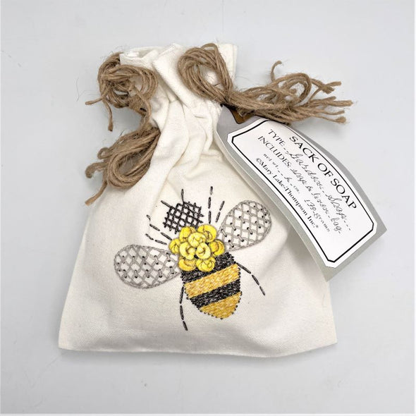 Mary Lake-Thompson Triple-Milled Soap in Sack 6oz - Bee Embroidery