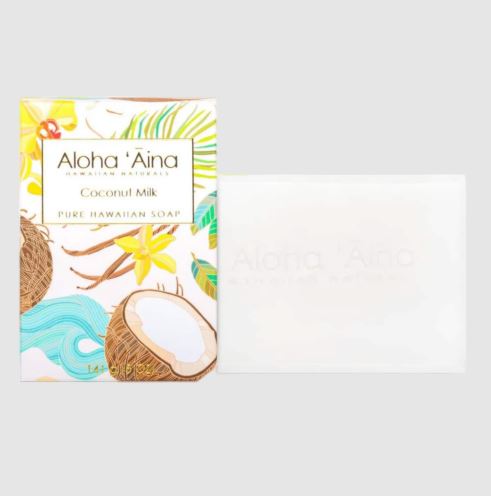 Maui Soap Company Aloha 'Aina Bar Soap 5oz 141g -  Coconut Milk