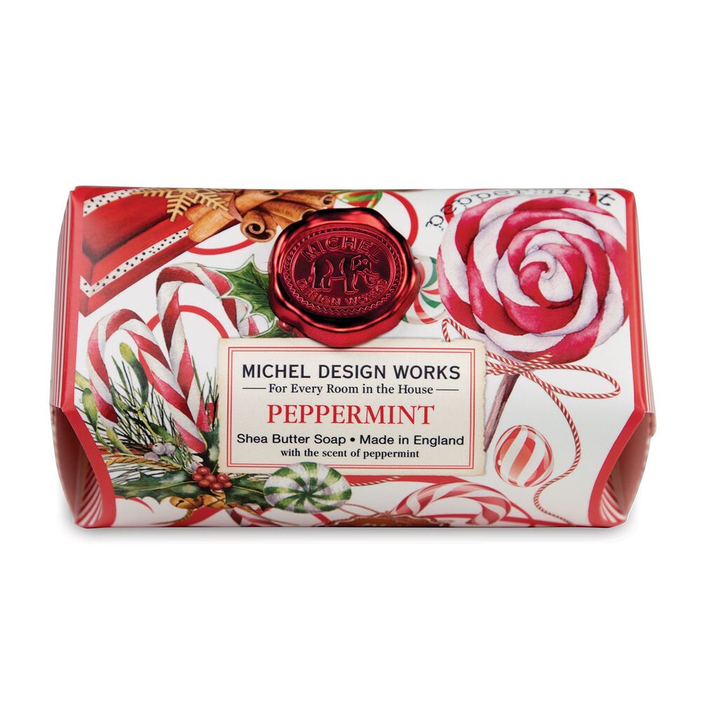 Michel Design Works Large Bath Soap Bar 8.7oz 246g - Peppermint