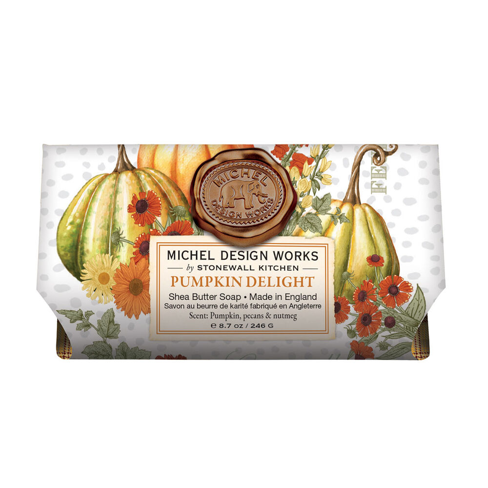 Michel Design Works Large Bath Soap Bar 8.7oz 246g - Pumpkin Delight