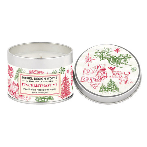 Michel Design Works Travel Candle 5.5oz - It's Christmastime