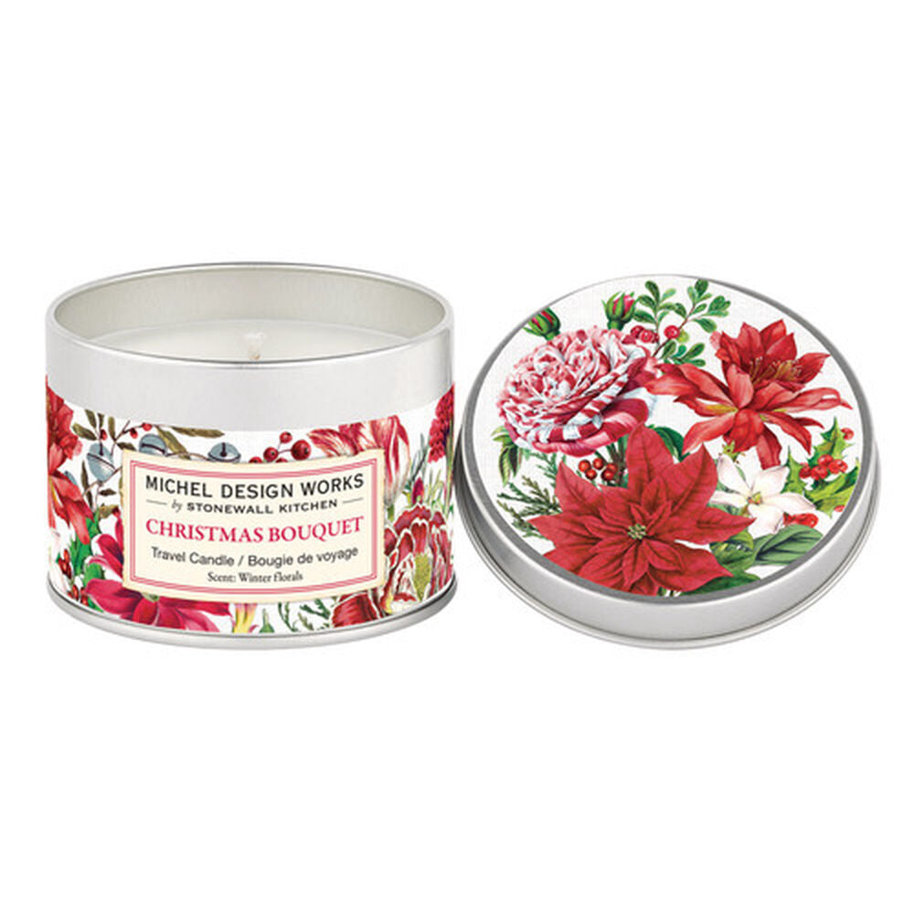 Michel Design Works Travel Candle 5.5oz - Christmas Bouquet