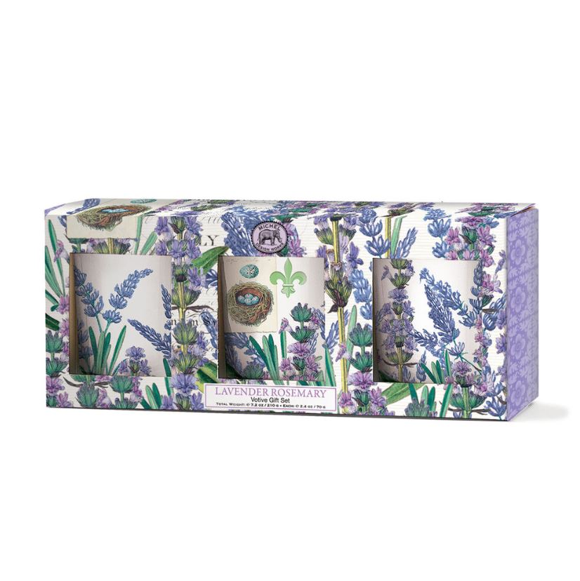 Michel Design Works Votive Candle Gift Set of 3 - Lavender Rosemary