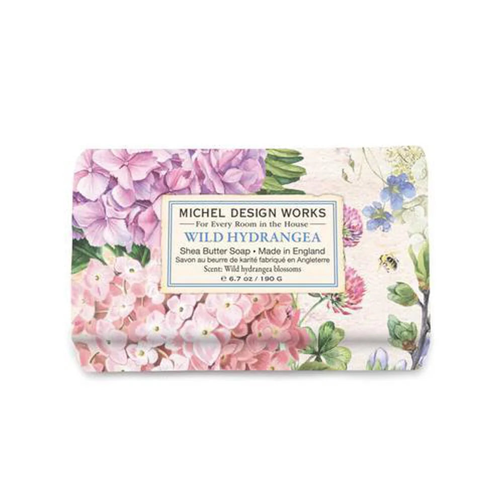 Michel Design Works Bar Soap 6.7oz 190g - Wild Hydrangea