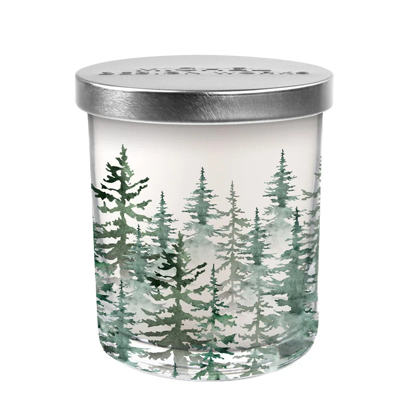 Michel Design Works - Evergreen - Decorative Glass Candle - 7.4oz - 209g