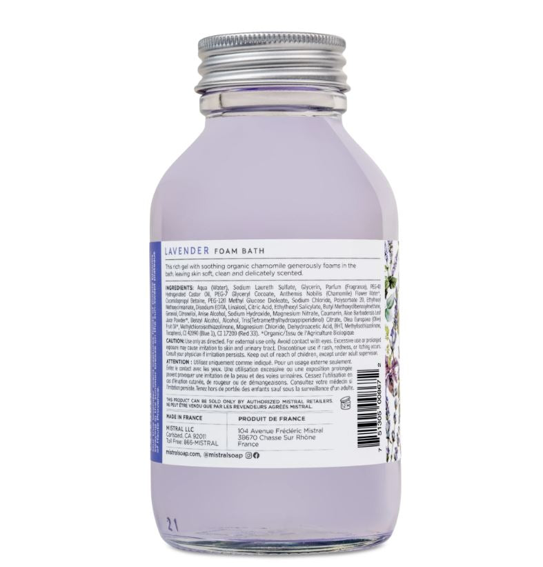 Mistral Classic Foam Bath 8.4fl oz 250ml - Lavender