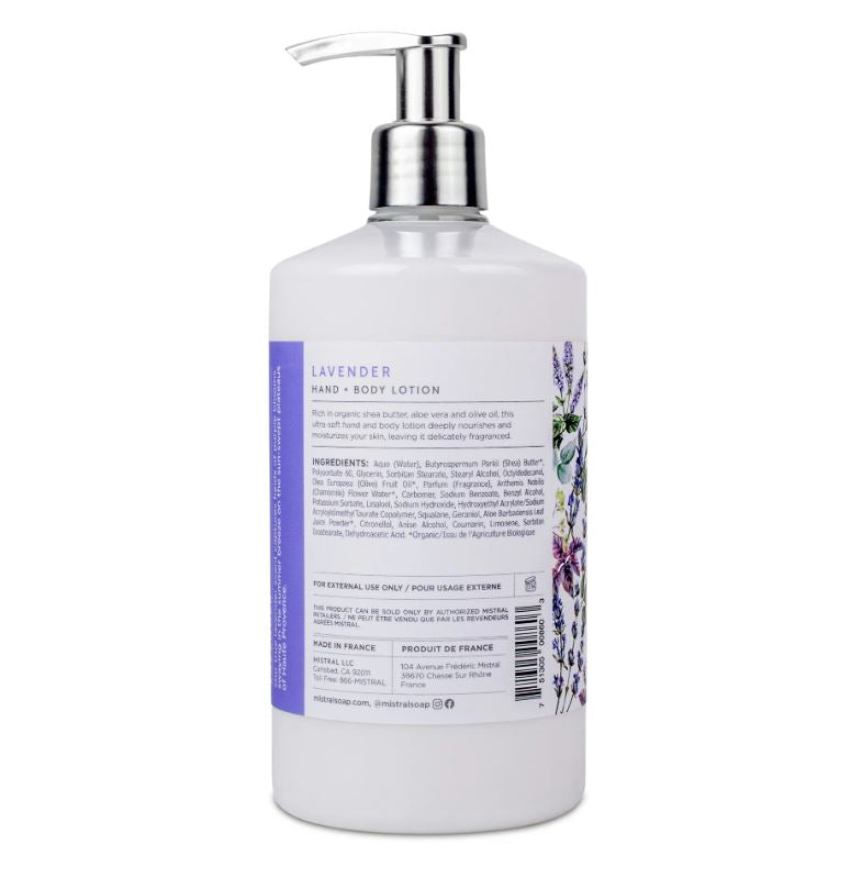 Mistral Hand & Body Lotion 16.7oz 495ml - Lavender