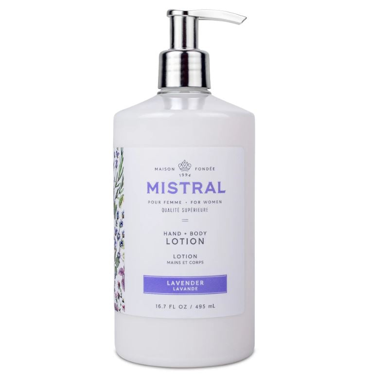 Mistral Hand & Body Lotion 16.7oz 495ml - Lavender
