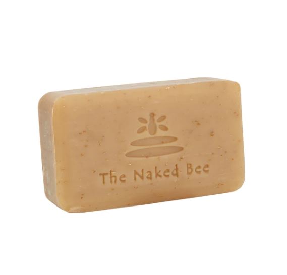 Naked Bee Triple Milled Bar Soap 5oz - Exfoliating Oatmeal & Honey