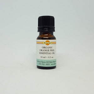 The Soap Opera Pure Essential Oils 0.34oz 10mL in Euro Dropper - Orange Peel (Organic)