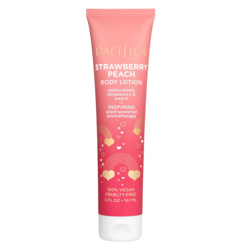 Pacifica Body Lotion 5fl oz 147mL - Strawberry Peach