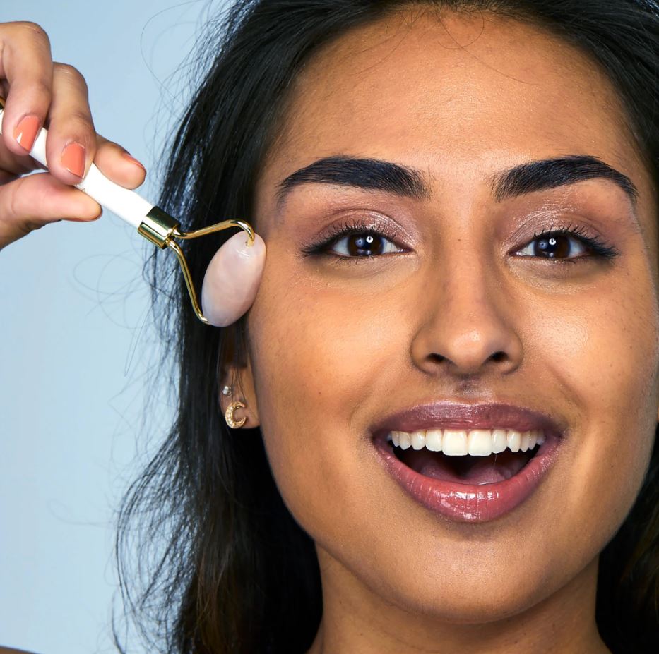 Pacifica Facial Roller Wand - Rose Quartz