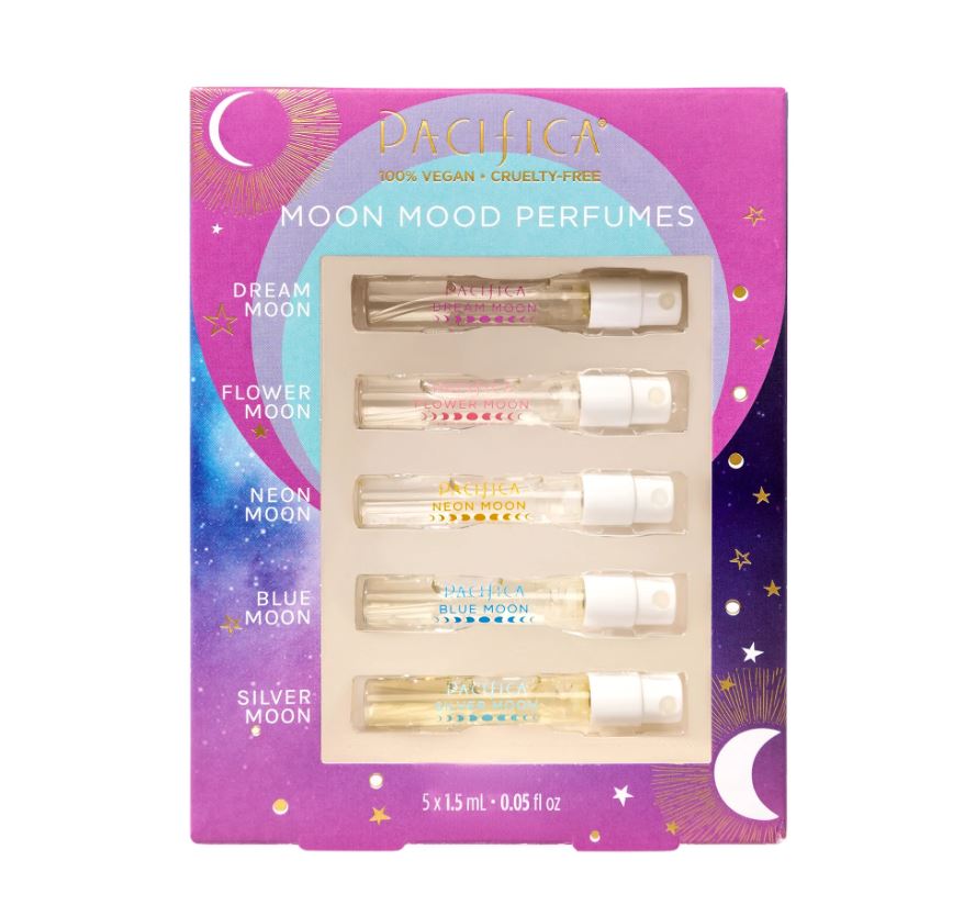 Pacifica Moon Moods Mini Spray Perfume Set .5fl oz 5x1.5mL