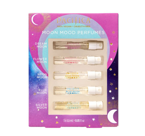 Pacifica Moon Moods Mini Spray Perfume Set .5fl oz 5x1.5mL