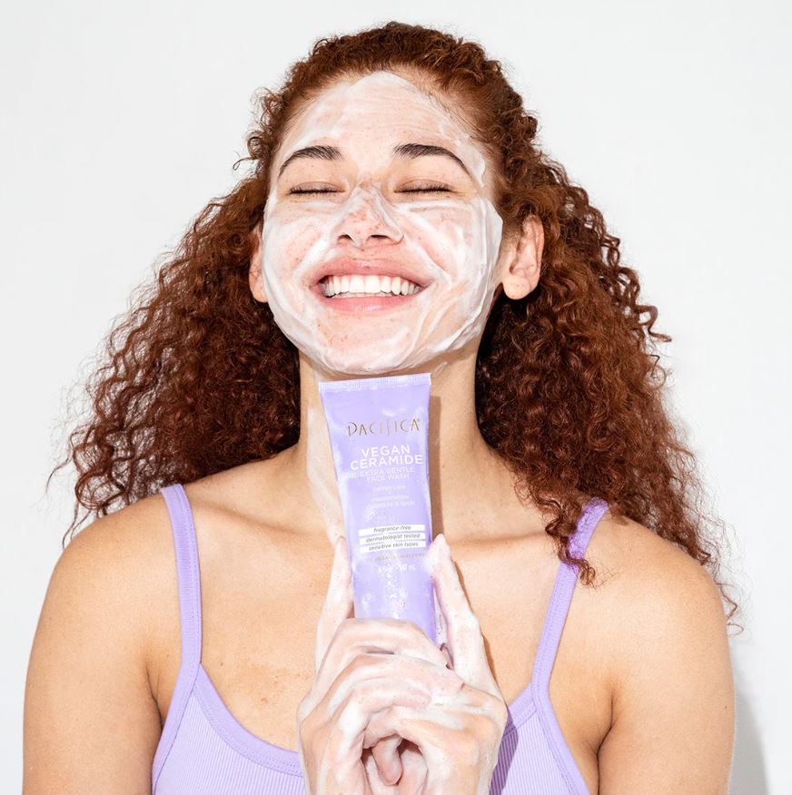 Pacifica Vegan Ceramide Barrier Face Wash 5fl oz 147mL - Unscented