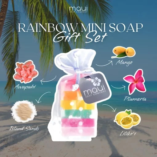 Maui Soap Company Mini Soap Gift Sets (Rainbow, Pink, Surf, and Tropical)