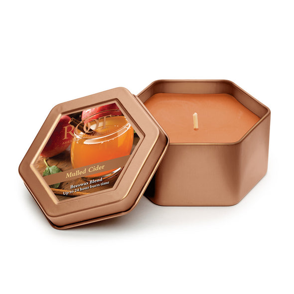 Root Candles Autumn Honeycomb Travel 4oz 113g - Mulled Cider