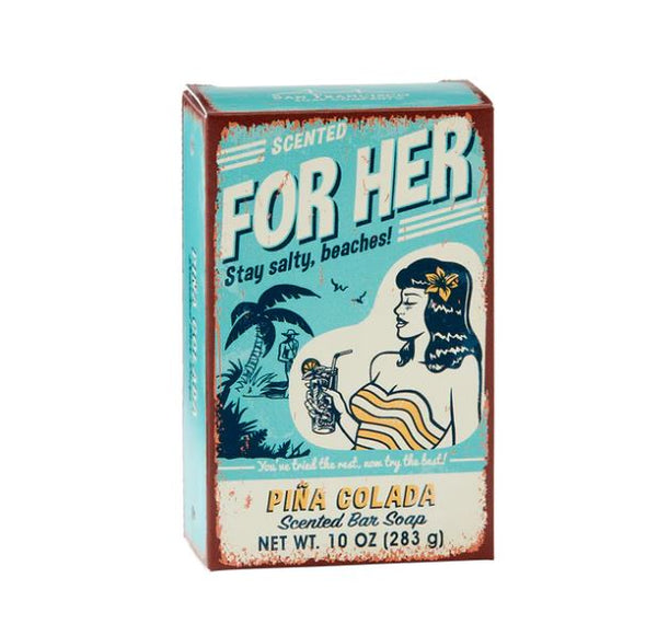 San Francisco Soap Company FOR HER Bar Soap 10oz - Pina Colada