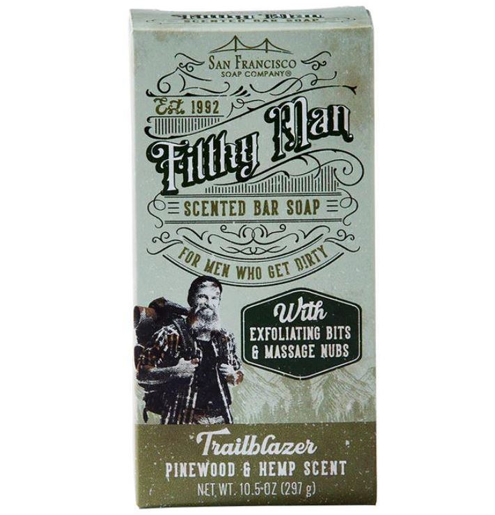 San Francisco Soap Company Filthy Man Bar Soap 10.5oz - Trailblazer Pinewood and Hemp