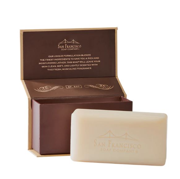 San Francisco Soap Company MAN BAR Soap 10oz - Awakening Malt & Espresso