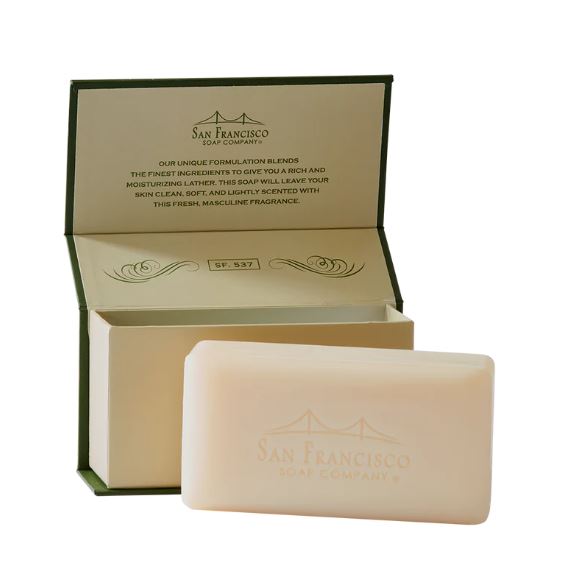 San Francisco Soap Company MAN BAR Soap 10oz - Invigorating Bergamot & Cognac