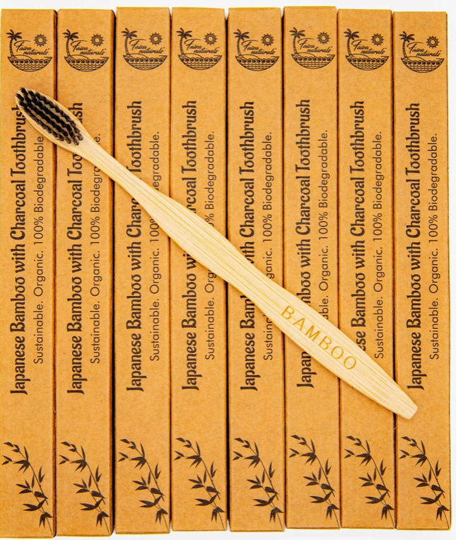 Japanese Bamboo with Charcoal Toothbrush